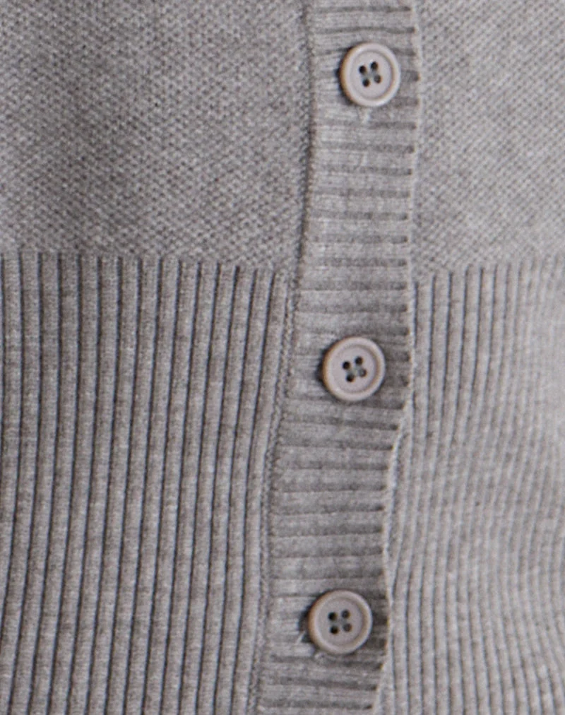 Cardigan à manches longues Subra en gris