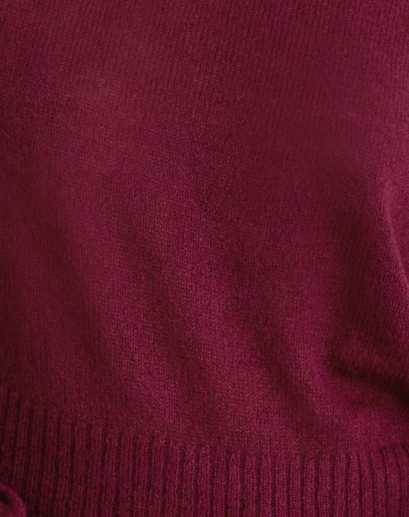 Pull asymétrique Suena en vin