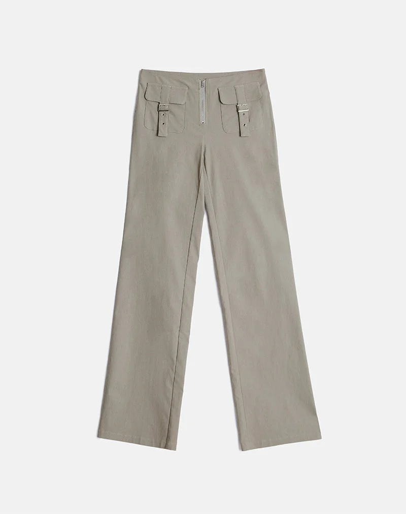 Pantalon à poches Maite, Tailoring Taupe