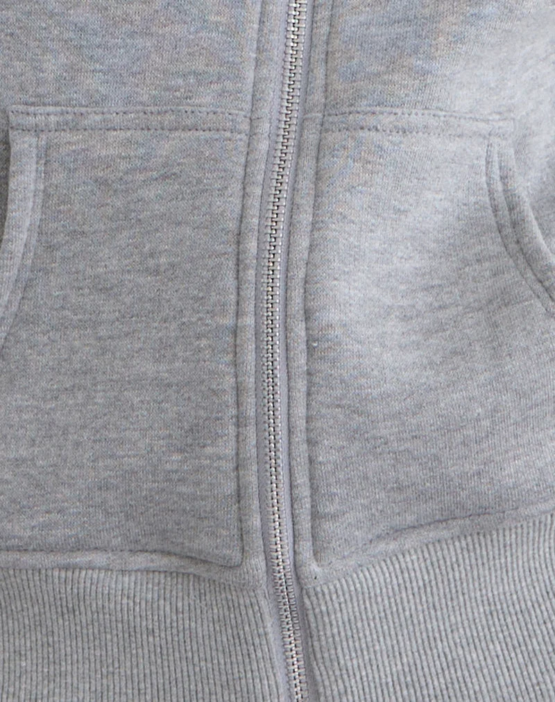 Airazo Bardot Sweater in Grey Marl