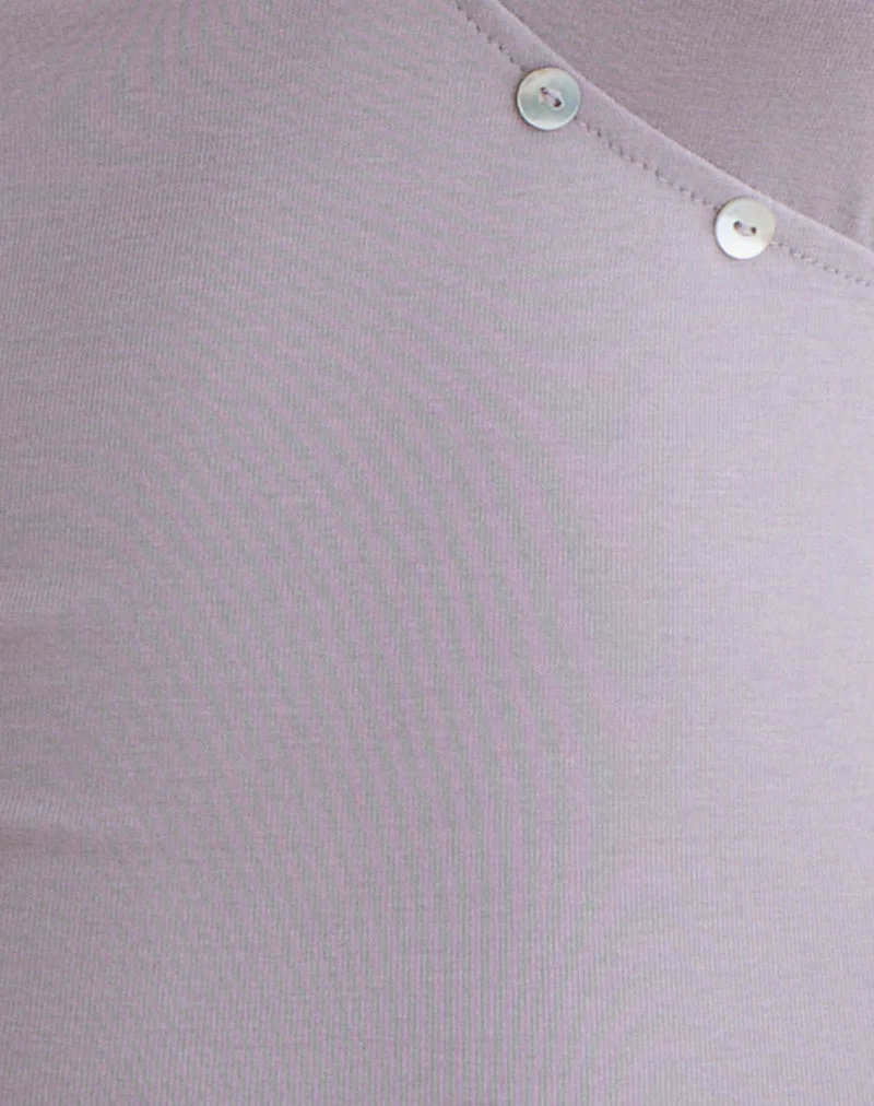 Haut Caliza en lyocell écologique gris lilas