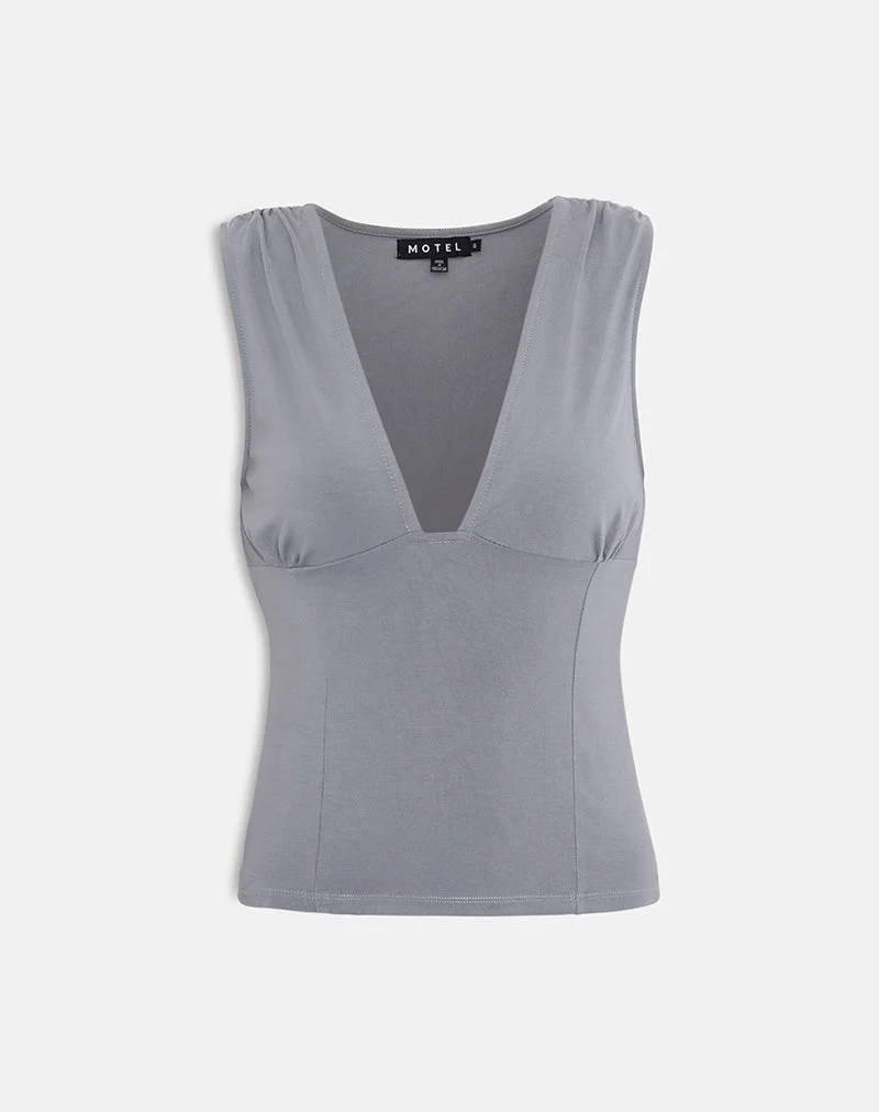 Haut plongeant Lynod gris