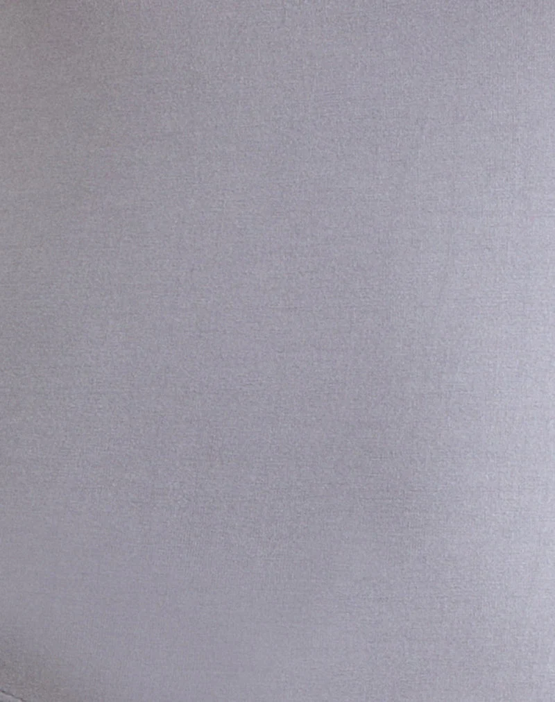 Débardeur à double rangée de clous Yetta, gris lilas
