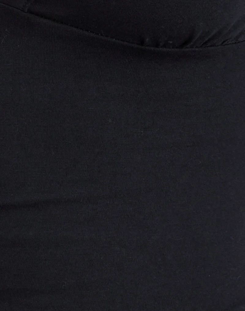Emesy Long Sleeve Top in Black