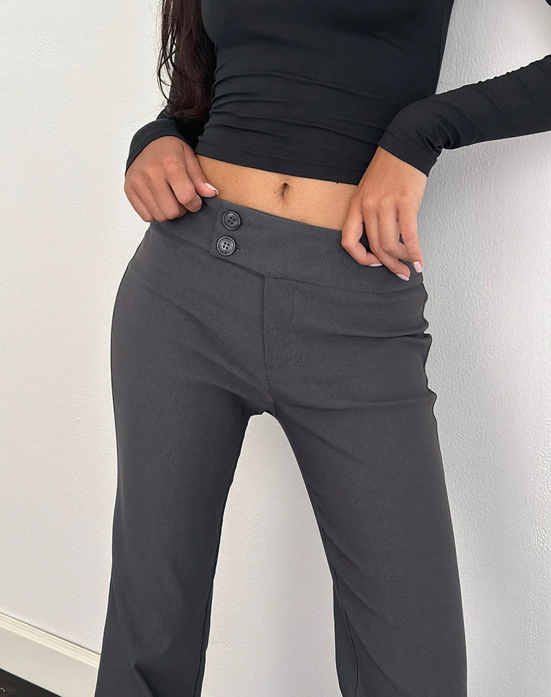 Pantalon Falita en Tailoring Charcoal