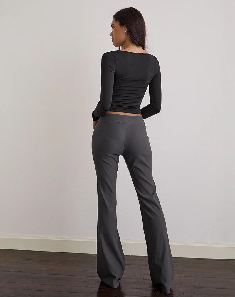 Pantalon Falita en Tailoring Charcoal