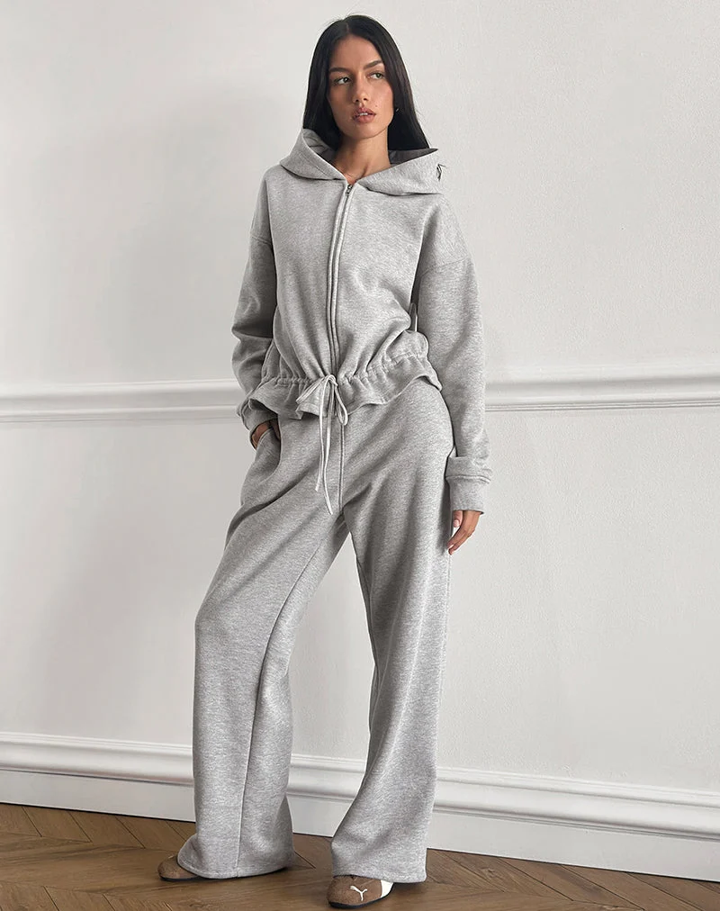 Pantalon de jogging ample en gris marron