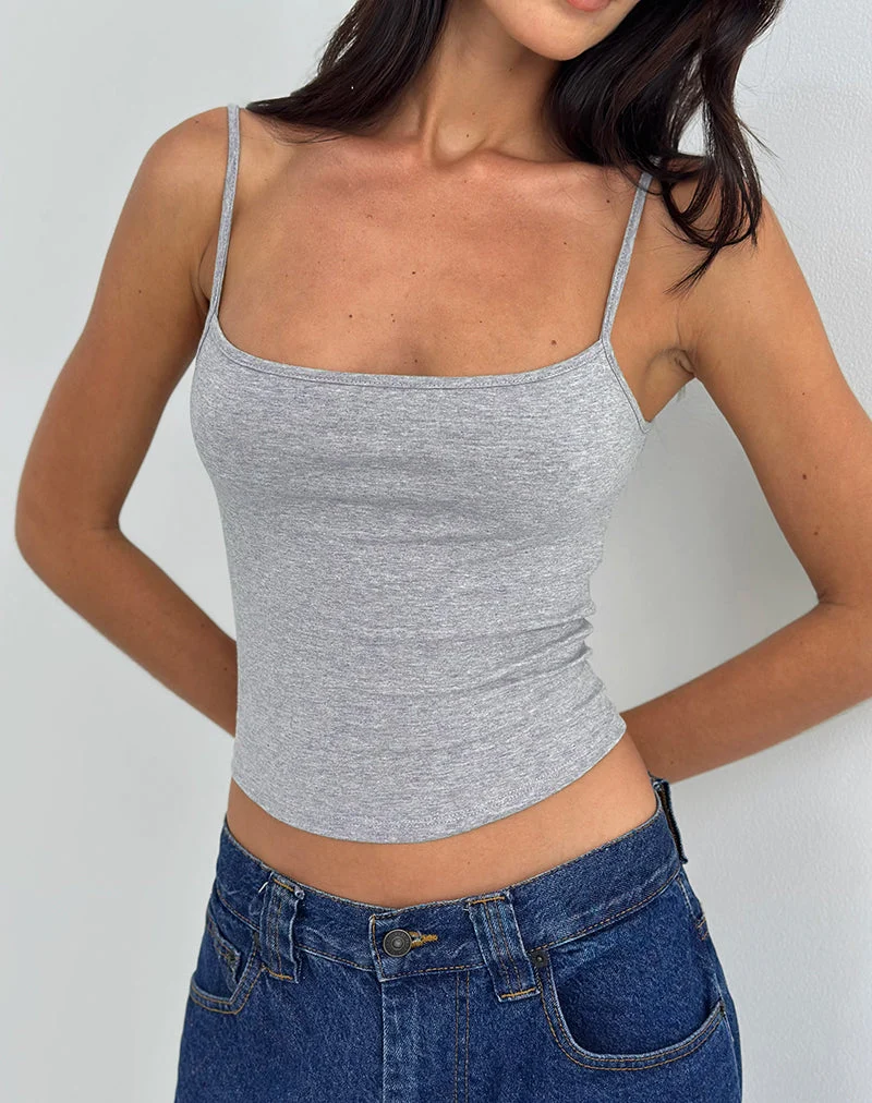 Gilet Solay en gris chiné
