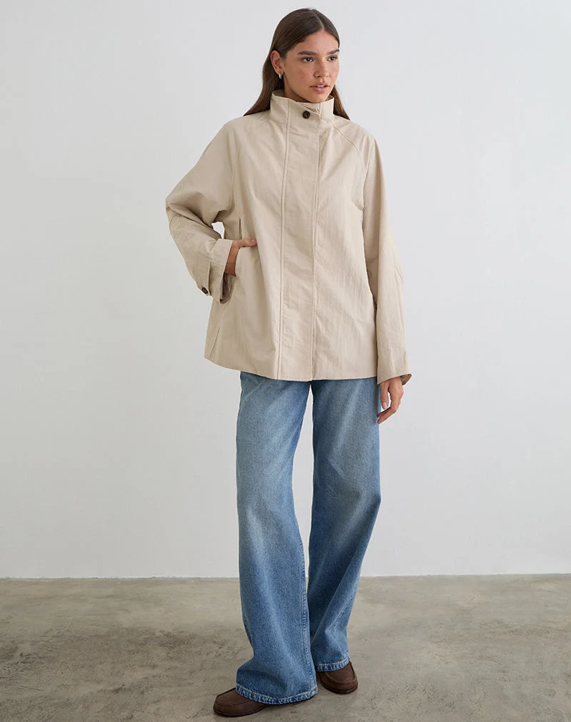 Veste oversize Saipul, couleur beige