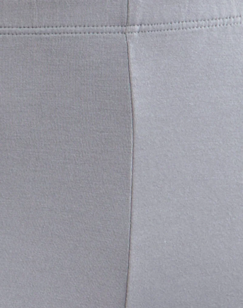 Pantalon large Baku en jersey de rayonne gris lilas