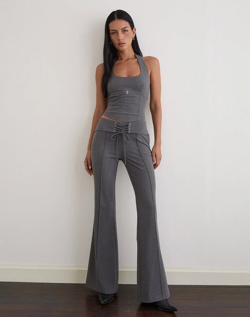 Pantalon Zallen en Tailoring Charcoal