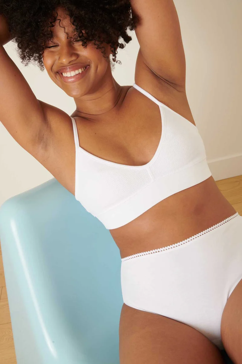 Brassière Coton BIO - Blanc