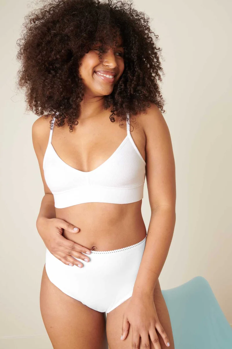 Brassière Coton BIO - Blanc