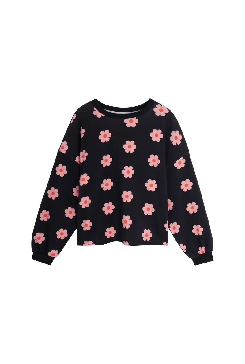 Sweat 100% Coton BIO - Monique Noir