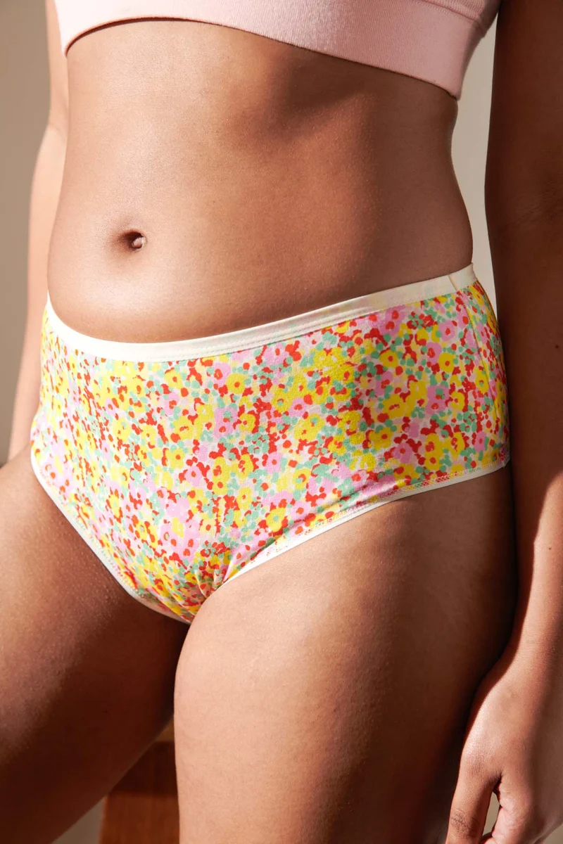 Shorty Tanga Coton BIO - Confettis campagne