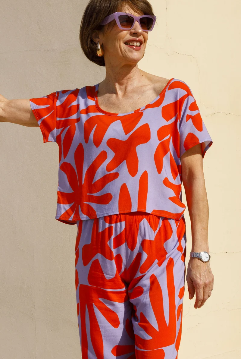 Top Viscose - Végétal Lavande