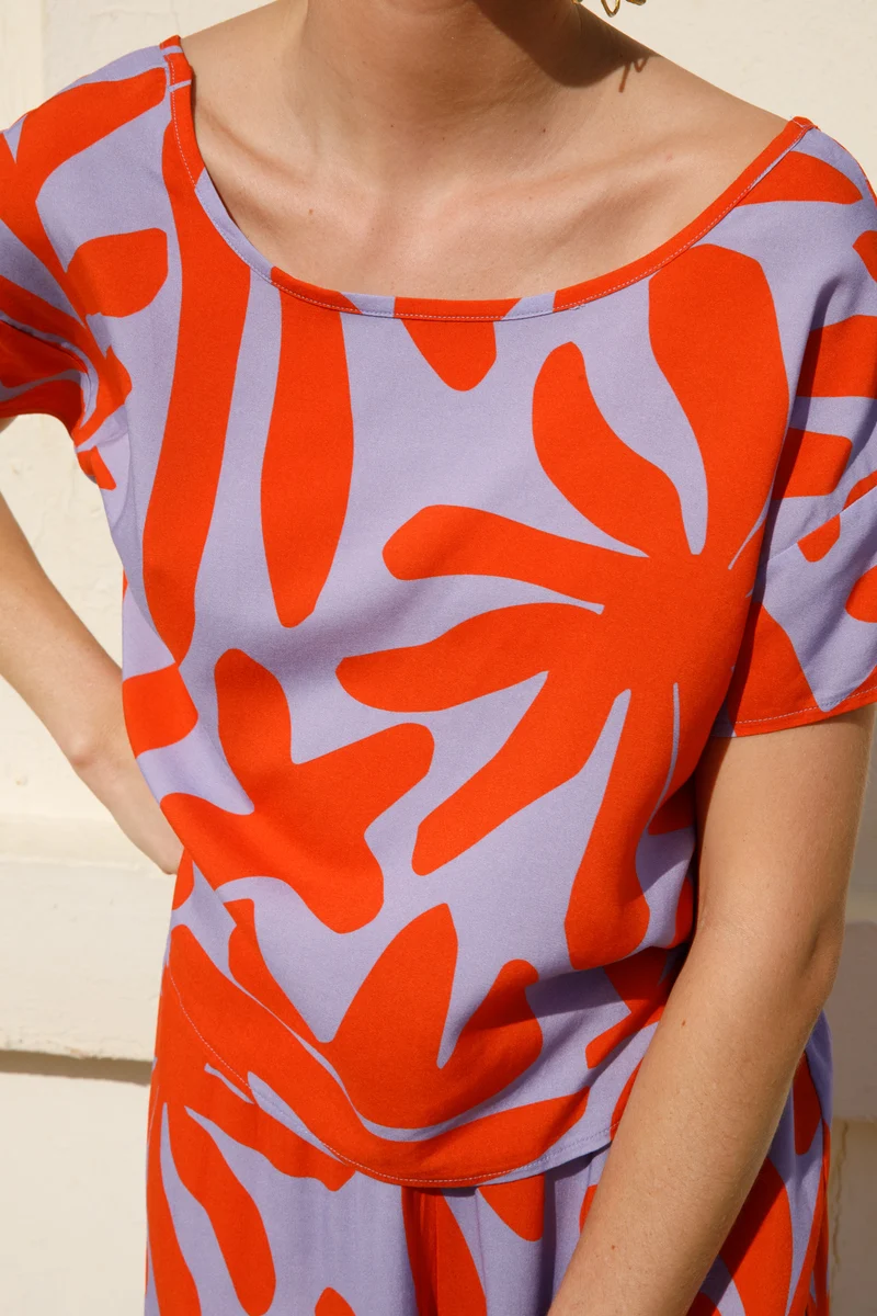 Top Viscose - Végétal Lavande