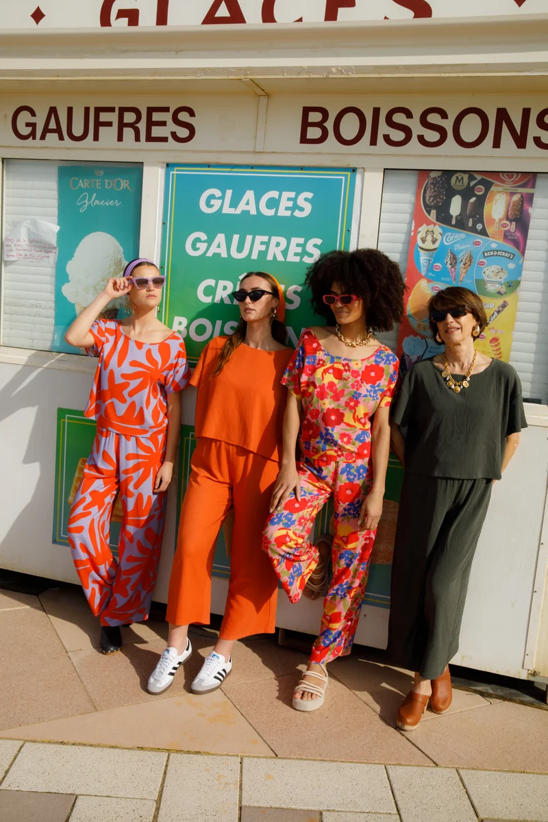Pantalon Viscose - Végétal Lavande