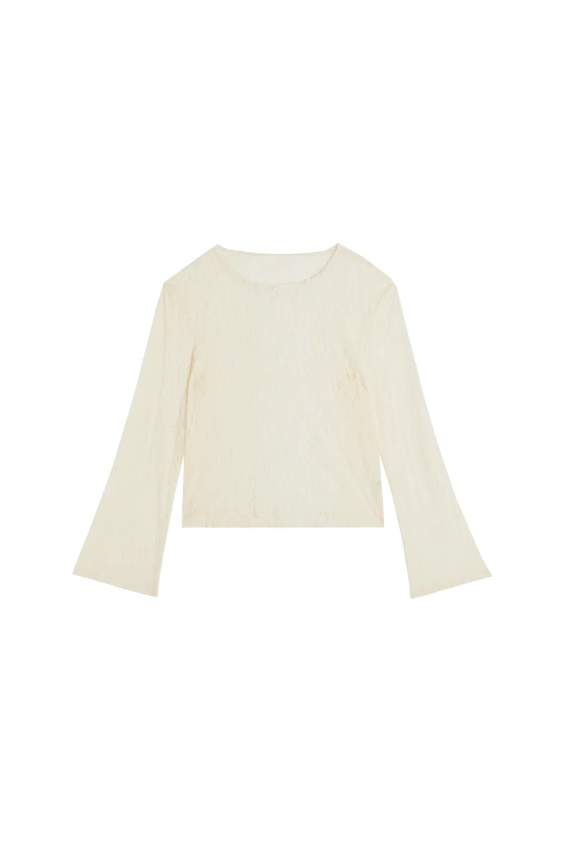 Top Dentelle - Beige
