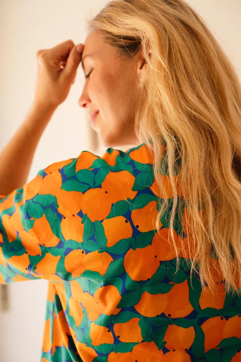 Pyjama Coton BIO - Tangerine