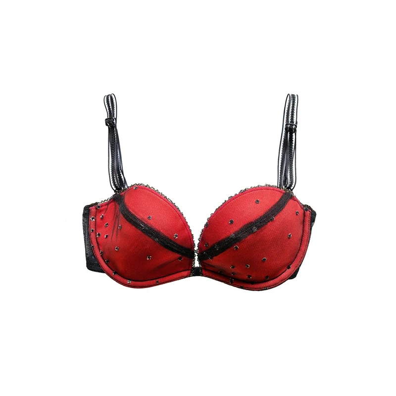 Red Sequin Bra