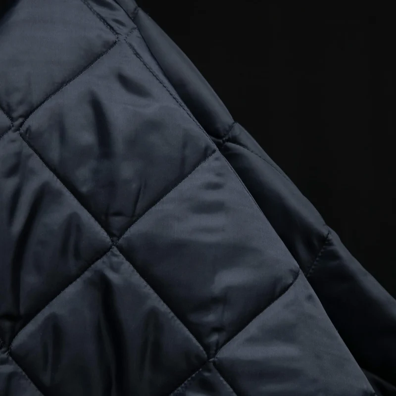 Tissu matelassé avec isolant | Bleu marine