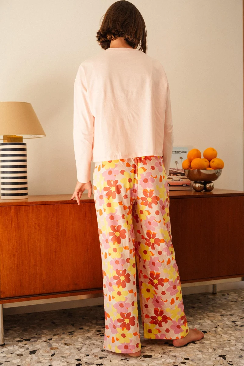 Pyjama Manches Longues Coton BIO - Oasis