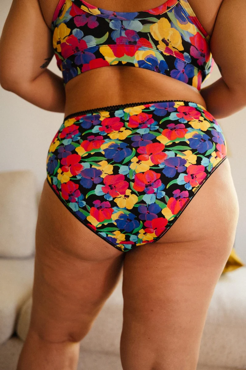 1 BRASSIÈRE + 1 CULOTTE TAILLE HAUTE - Fleur d'Atlas