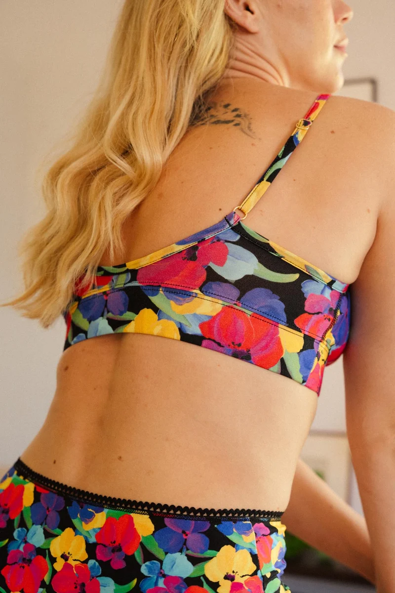 1 BRASSIÈRE + 1 CULOTTE TAILLE HAUTE - Fleur d'Atlas