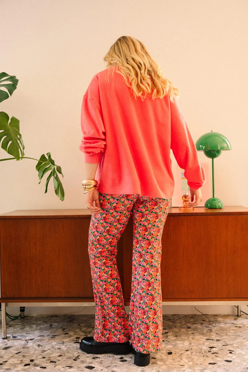Pantalon Coton BIO Évasé - Aquarelle