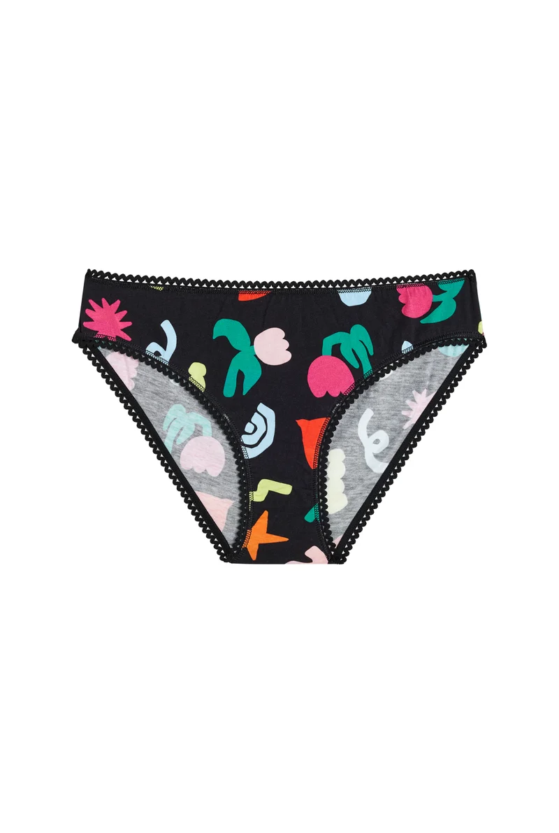 Culotte Coton BIO - Mini Souk Noir