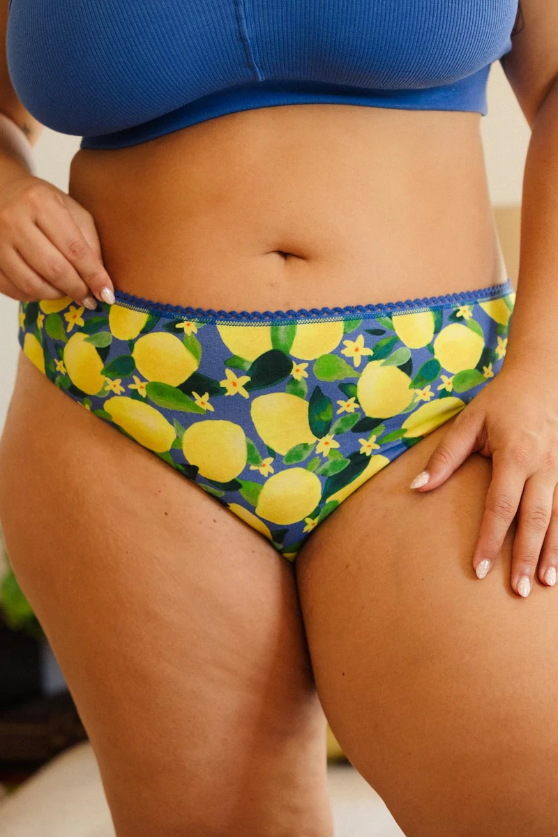 Culotte Coton BIO - Citrus Bleu