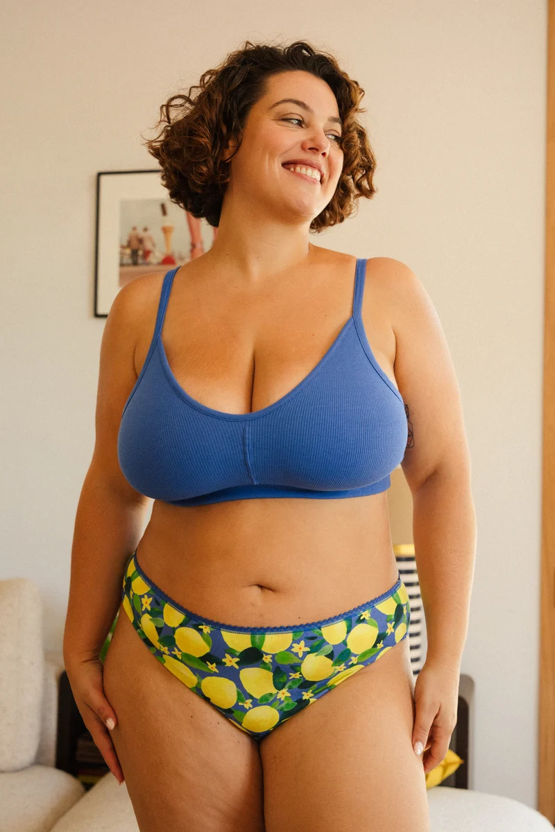Culotte Coton BIO - Citrus Bleu