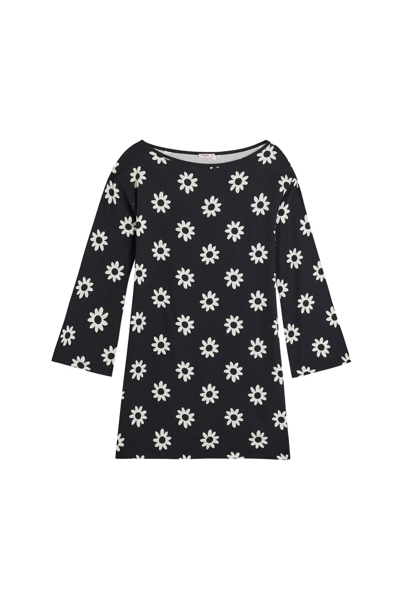Robe Viscose - Dahlia Noir