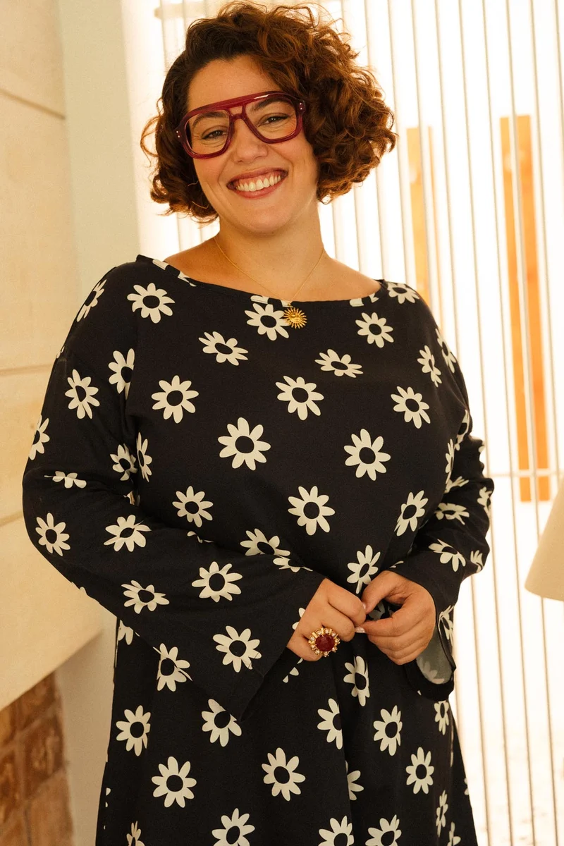 Robe Viscose - Dahlia Noir