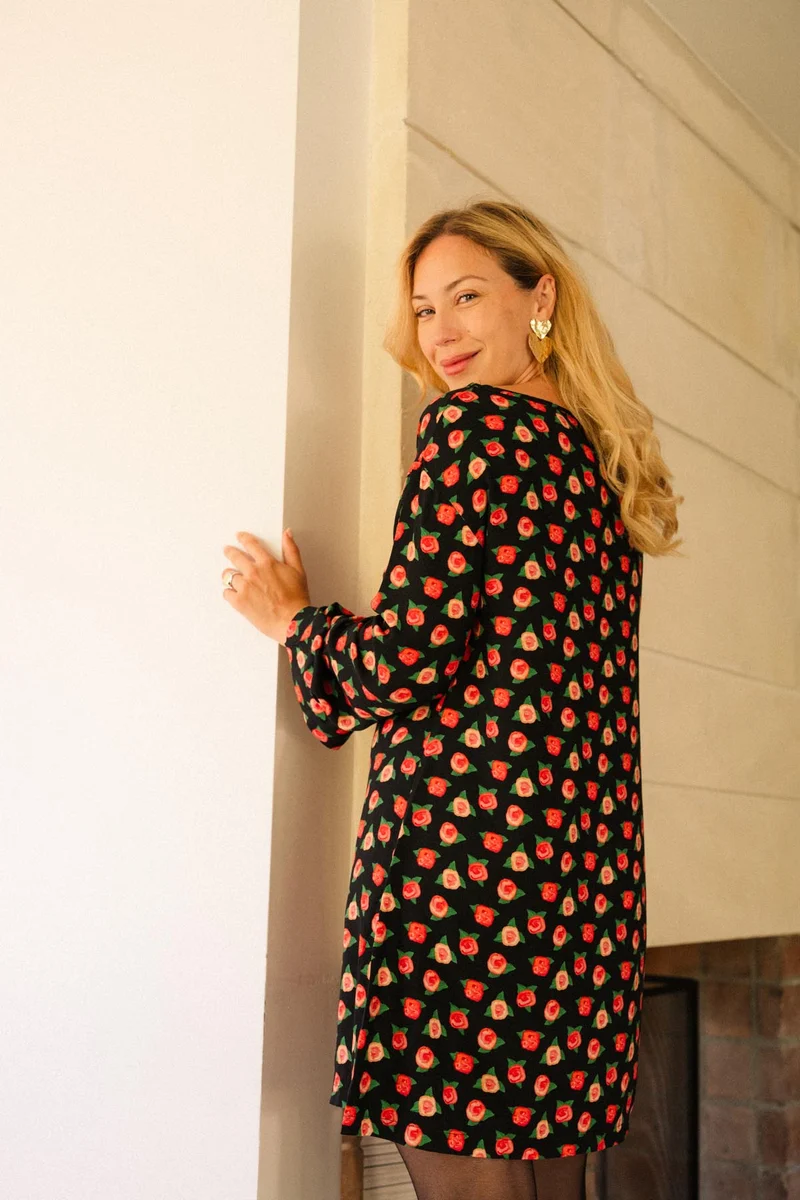 Robe Viscose - Rose Des Sables