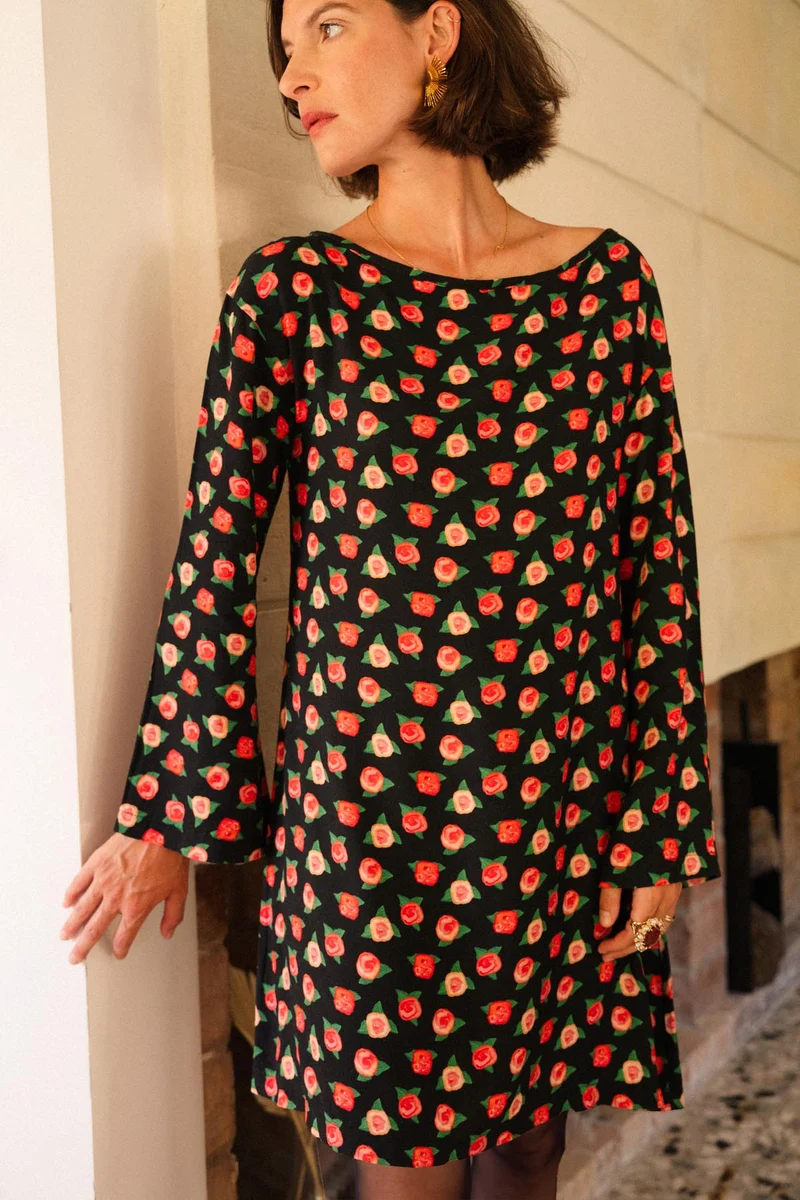 Robe Viscose - Rose Des Sables