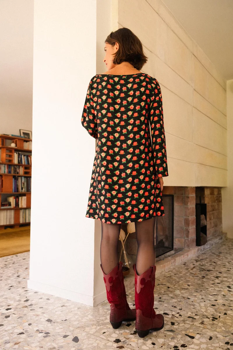 Robe Viscose - Rose Des Sables