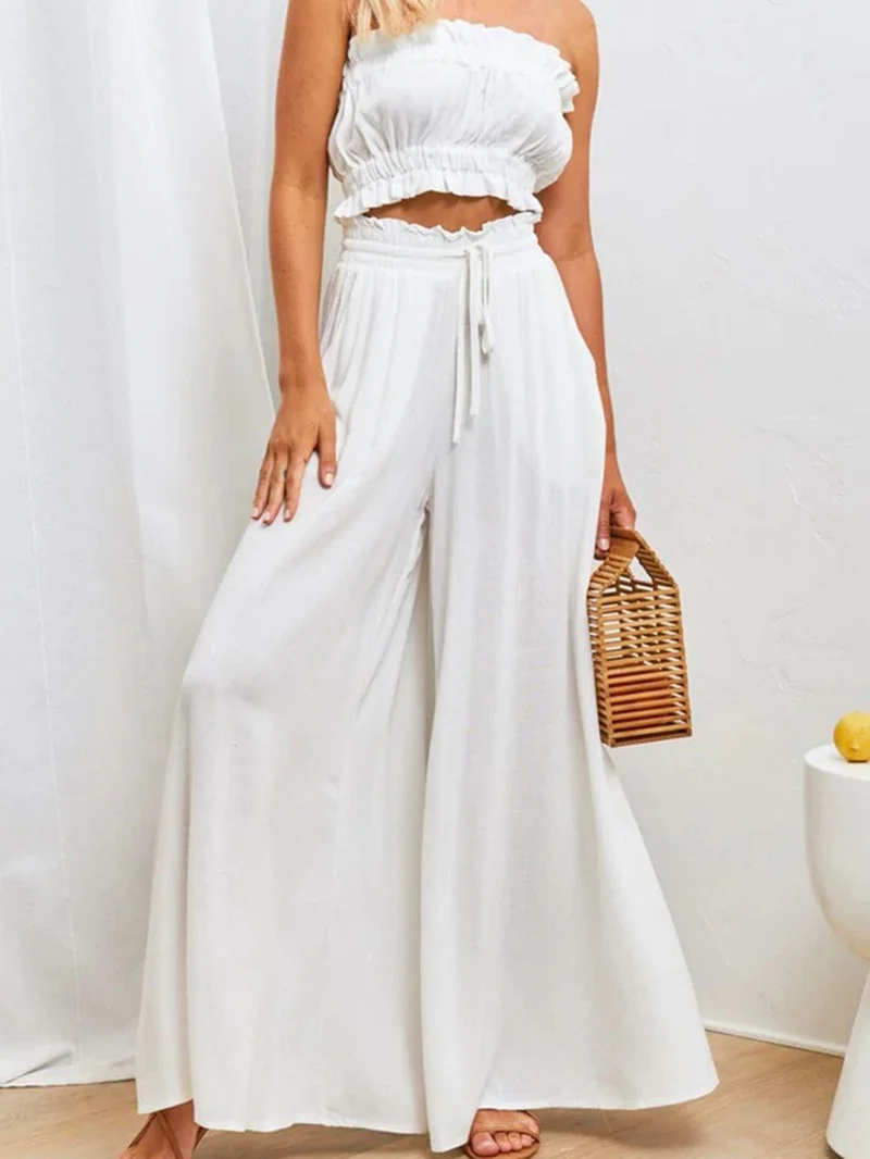Pantalon Large Fluide Femme - Gaëlle