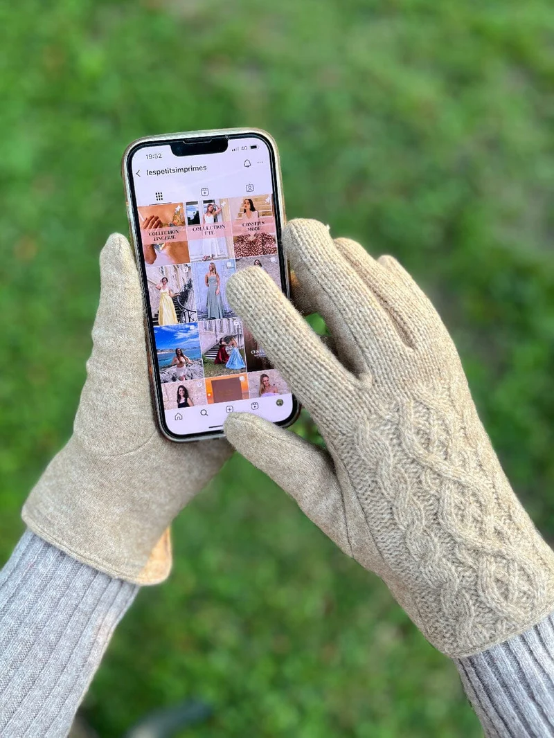 Gants Tactiles Polaire Femme - Léna