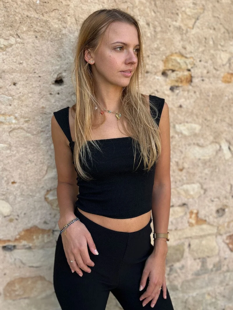 Débardeur Col Carré - Tatiana