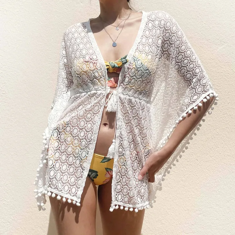 Kimono Dentelle Plage