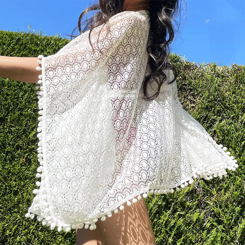 Kimono Dentelle Plage