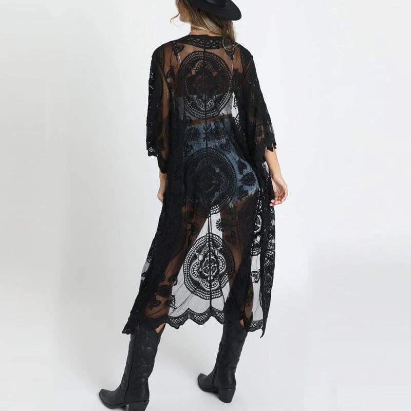 Kimono en Dentelle - Carine