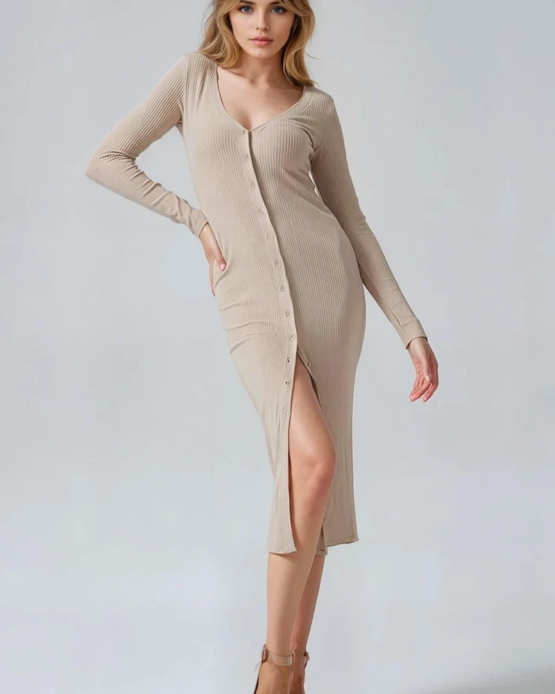 Robe Pull Longue Femme - Jessica