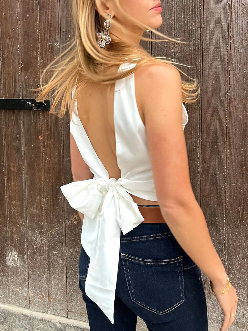 Top Dos Nu Satin - Juliana