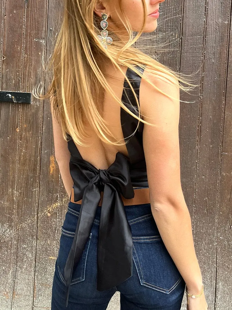 Top Dos Nu Satin - Juliana