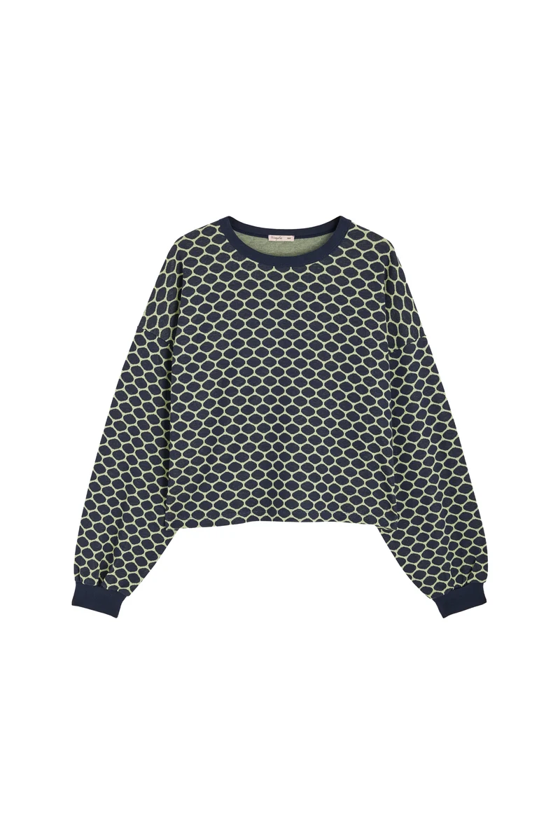 Sweat en maille 100% COTON BIO - Bee