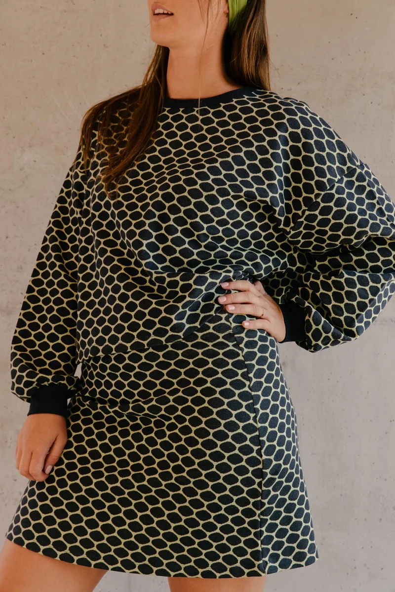 Sweat en maille 100% COTON BIO - Bee