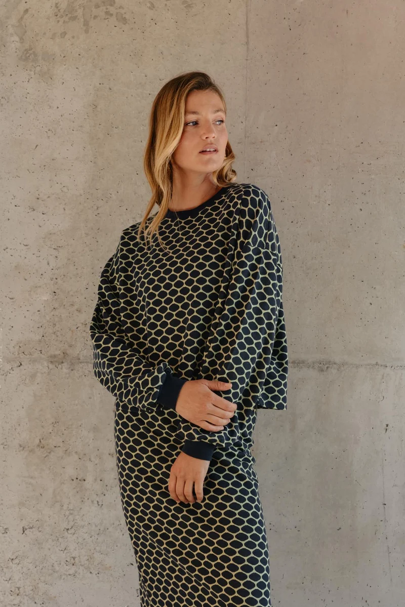 Sweat en maille 100% COTON BIO - Bee